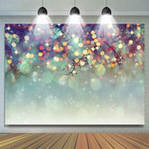 Lofaris Blurred And Glitter Gender Reveal Mysterious Backdrop